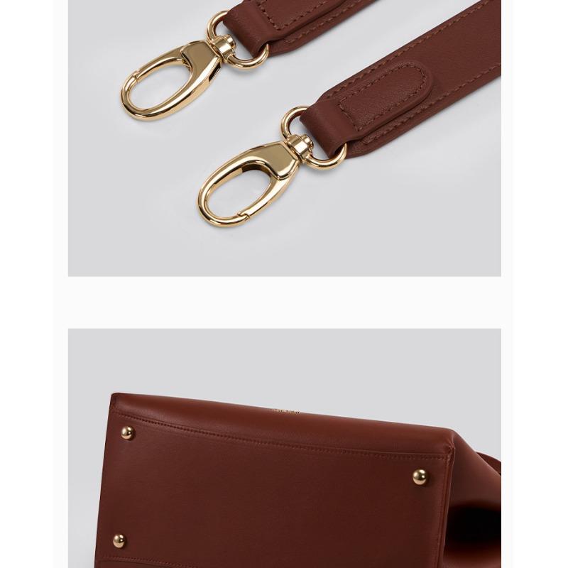 Handbag Women's Single Shoulder Commuter Bag Niche Design Spring Leather Women's Bag