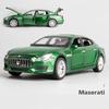 Modelo de Coche de Aleación Maserati Quattroporte Cupé 1/32 Fundido a Presión Simulación Metal Modelo de Coche de Juguete Sonido y Luz Colección Juguete para Niños Regalo