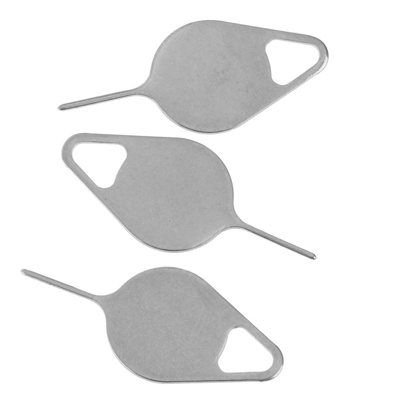 3ks/sada Vyjmutí přihrádky na SIM kartu Vysunutí kolíku Klíčový nástroj Nerezová jehla pro telefon