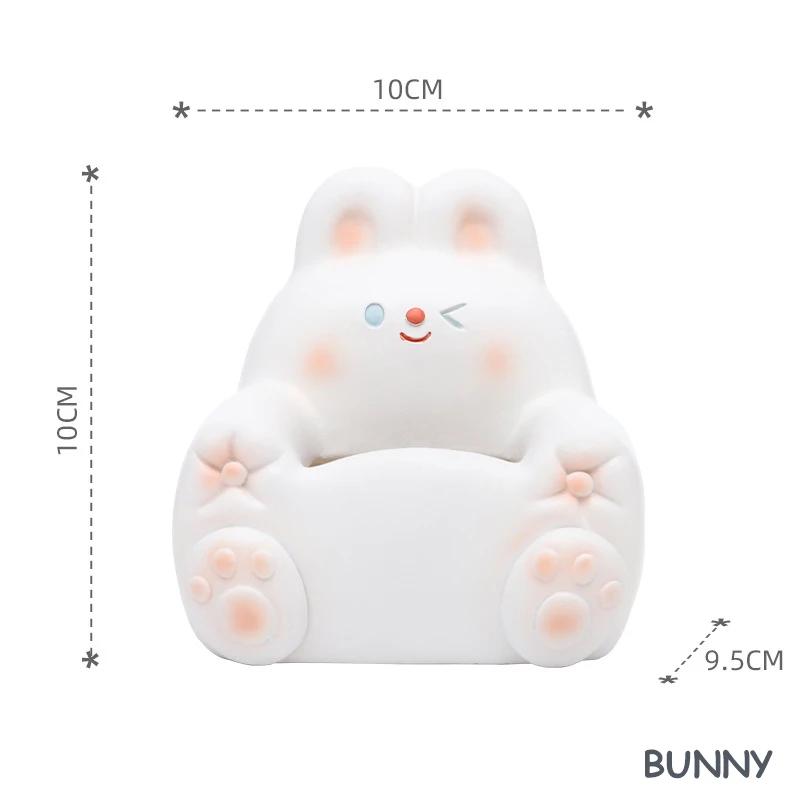 Animal Sofa Small Plant Pot Resin Succulent Planter for Home Office Desk Mini Ornament Fairy Garden Flowerpot Decoration