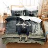 Genial Hozier Unreal Unearth Tour Retrato Vintage Arte del Álbum Folk Blues Rock Indie Impresión HD Juego de Ropa de Cama Funda Nórdica + 2 Fundas de Almohada