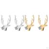 Charm Crystal Earrings Christmas Elk Deer Stud Gift Jewellery