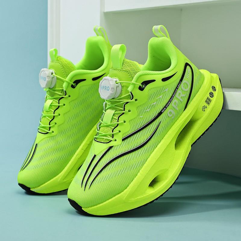 Kids Shoes Lightweight Breathable Running Shoes Kids Unisex Low-Cut Mesh Sneakers With Rotating Rubber Sole