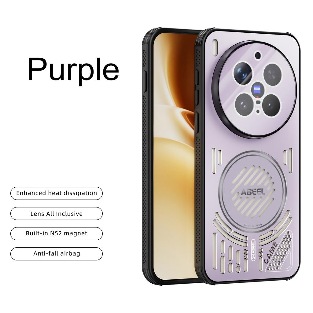 Hollow-out design Aluminum Back TPU Case For OPPO Find X9 Ultra X9 X8 X8s Pro Magnetic Wireless Charging Lens Glass Film