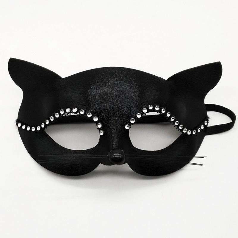 Cats Lace Mask Cosplay Mask Half Face Sexy Fox Face Mask Night Club Shows Dance Role Playing Prop  Lace Mask Masquera