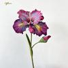 Uflower 45cm Kunstblume Rosenstrauß Iris Alice EVA Haptik Kunstblume Heim Hochzeitsdeko Rosa Weiß Kamelie Blumengeschenk
