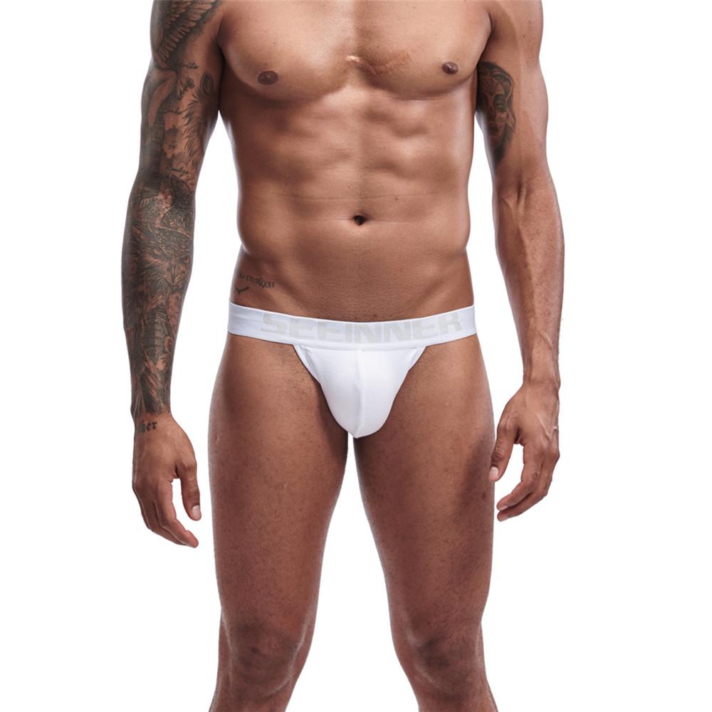Sexy Bikini Men Underwear Men Thongs Briefs Gay Penis Pouch Double Thong Underwear Male Jockstrap