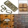 Set Of 30 Metal Drawer Tag Holders In Antique Bronze For Organizing Cabinets Filing Cabinets Wine Cellars Jewelry Boxes