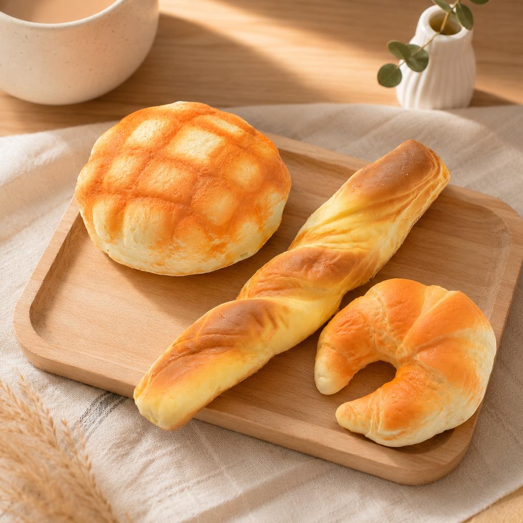 Lebensmittel Squishy Spielzeug Weich Langsamer Rückprall Brot Ananaskuchen Zopfbrot Croissant Asmr Knetspielzeug 1 Stück 2 Stück 3 Stück