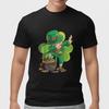 Lustiges St. Patrick's Day Leprechaun Dabbing Topf mit Gold T-Shirt Glückliches Irisches Tee