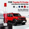 Exclusive Purpose Vehicle For Toyota FJ Cruise 1996-2025 Paint Repair Pen Touch Up Scratch Remover DIY Auto Accessories Black Wh