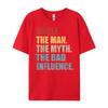 Vintage Fun Uncle Man Myth Bad Influence Funny Mens TShirts New Year Creative