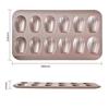 1 Pack 12 Cup Nonstick Madeleine Pan With Oil Brush Heavy Duty Madeleine Molds Shell Shape Mini Cake Tin Baking Tray/Pan