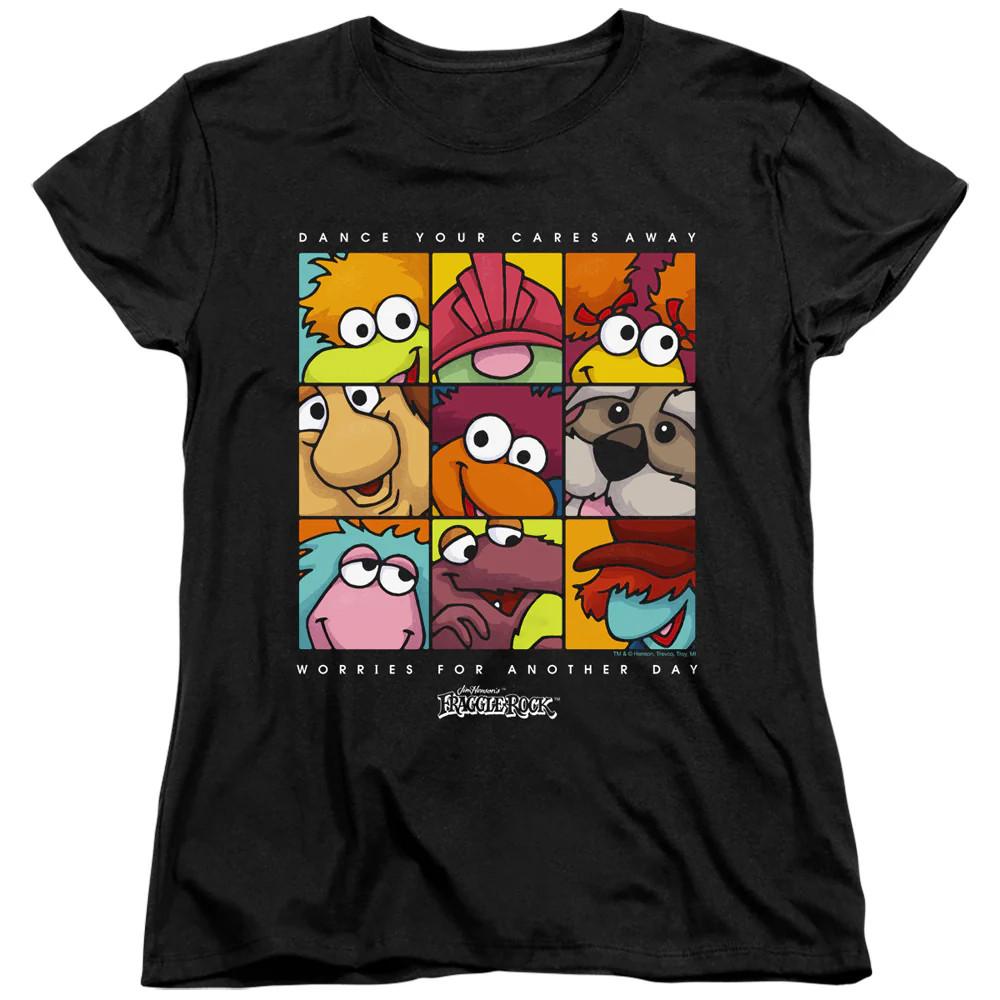 

Fraggle Rock Squared Womens T Shirt Black L