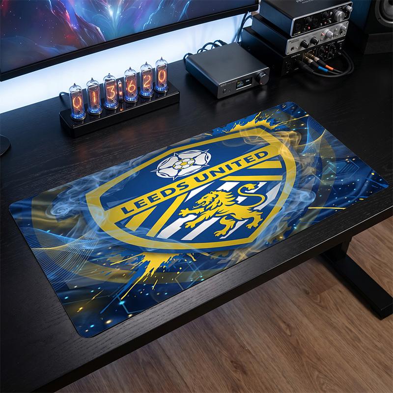 Tappetino Mouse Grande Stampa Leeds United Football, Tappetino Esteso Antiscivolo per Scrivania da Gioco per Ufficio Casa