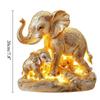 Elephant Statue,2D Flat Acrylic Figurine,Home,Office,Cafe,Room,Studio,Display Case,Table Ornament Desktop Decor Kit
