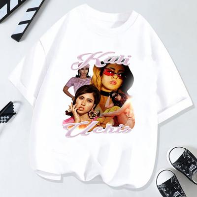 Kali Uchis Camisetas Double Side Printed Shirt 100 Cotton ONeck Streetwear Popular Fashion Fans Gift Music Clothes Harajuku