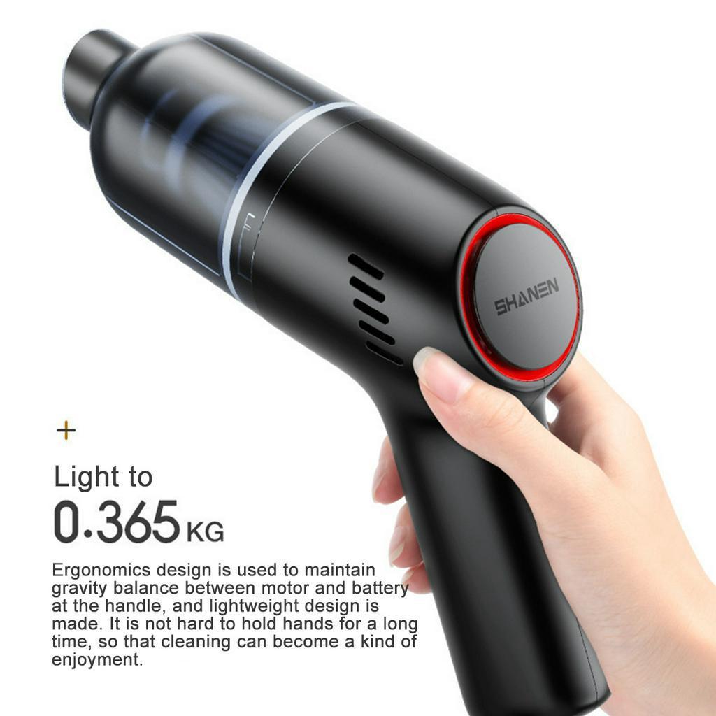 7.4V 8000Pa Wireless Charge Suction Powerful Portable Car Vacuum Cleaner 120W Portable Handhold Rechargeable Battery Home Duster