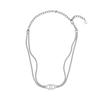 24B Necklaces Unisex Silver ABE257B18058NZS81