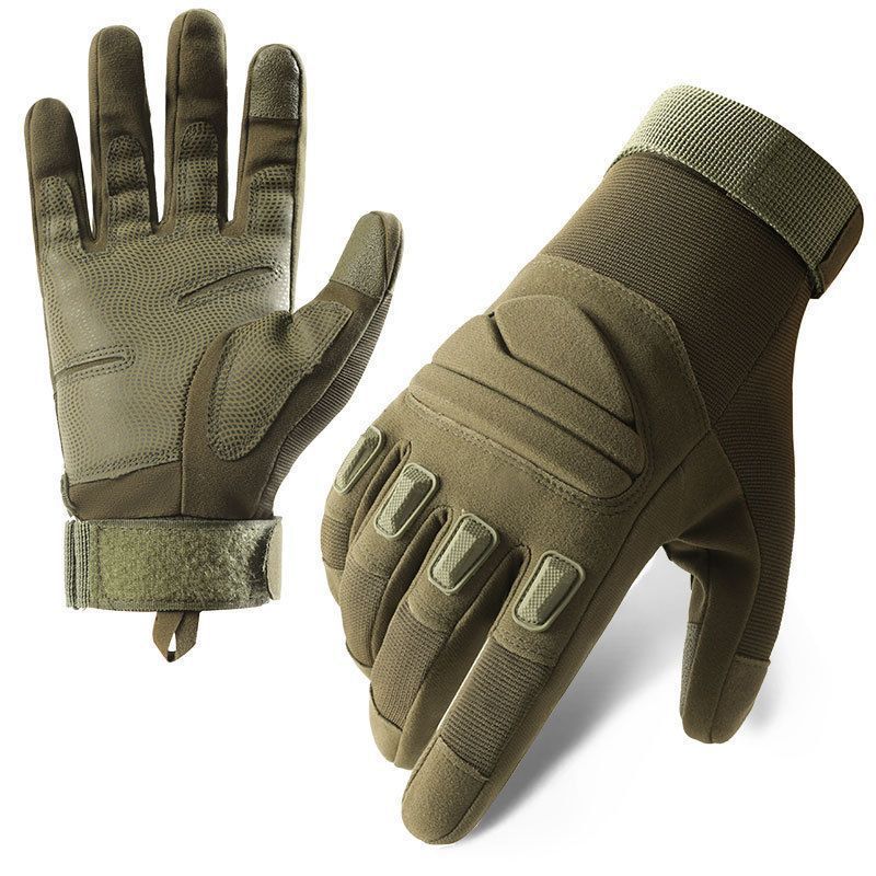 Tactical Gloves Men Full Finger Outdoor Sports Climbing Anti-Slip Military Motorcycle Riding Hard Shell Gloves