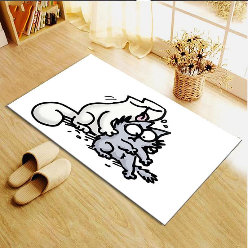 2025 New Simon's Cat Carpet Rug for Living Room Bedroom Home Sofa Decoration,Kids Play Non-slip Floor Mat