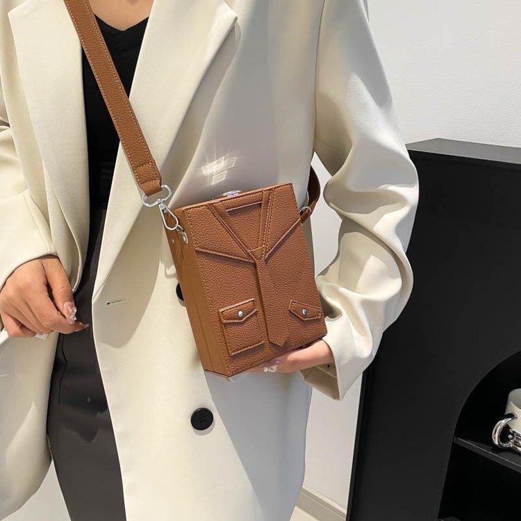 Women shoulder bag jacket shape crossbody bag new fashion box handbag