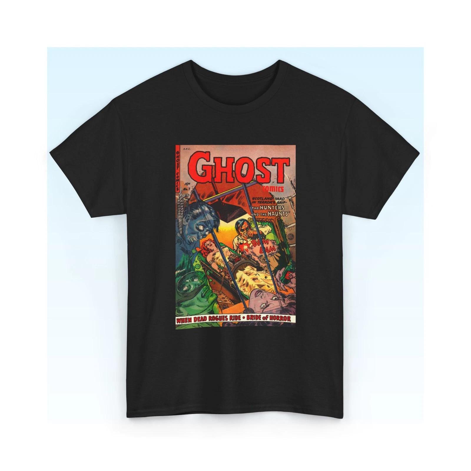 Ghost Vintage Comic Book Cover T-Shirt S-5XL L