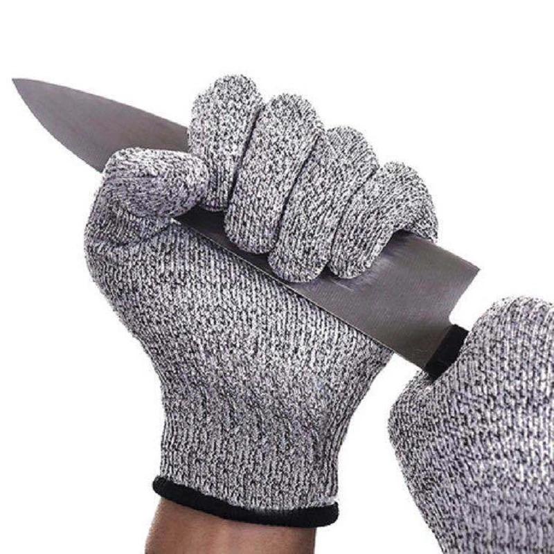 Grade 5 HPPE Cut-resistant Gloves Kitchen and Garden Protective Gloves Children's Woodworking and Carving Cut-resistant Gloves