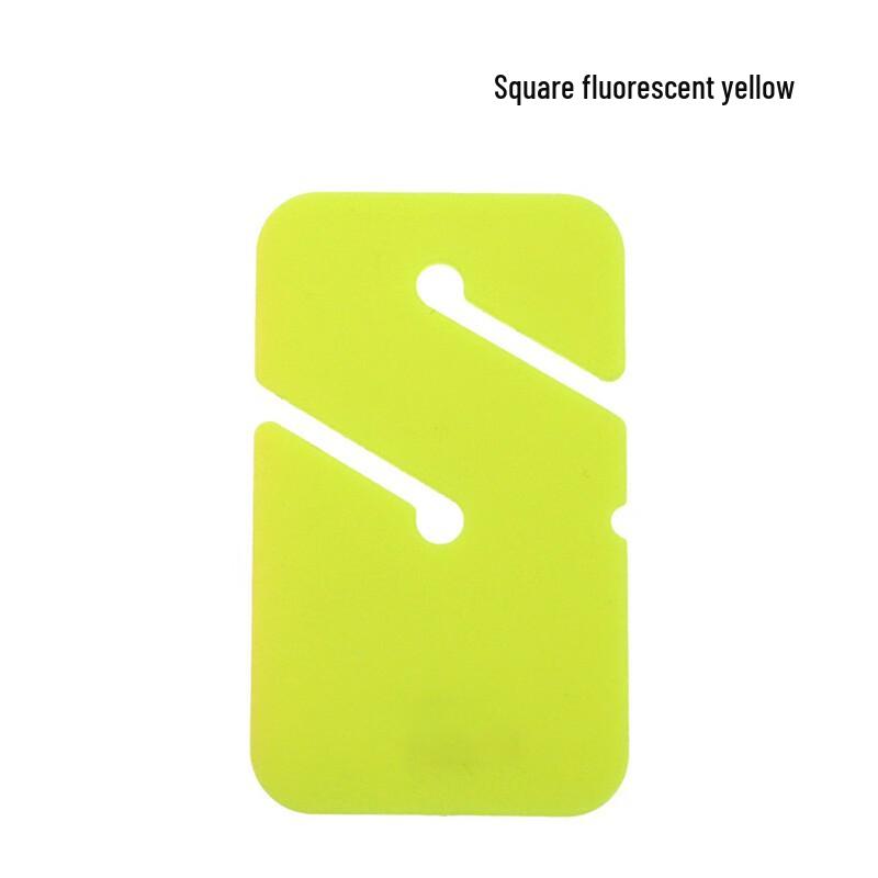 Fluorescent Yellow Diving Guide Rope Marker Buoy - 3 Pack