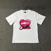 Unisex Übergroßes Baumwoll-Grafik-T-Shirt Lockerer Schnitt Rundhalsausschnitt Kurzarm T-Shirt Herren Damen Freizeit