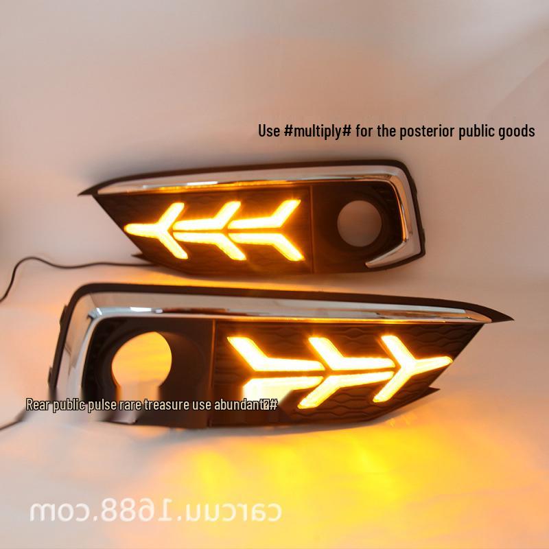 Honda Civic 2019-2020 Daytime Running Lights [Airplane Style, Flowing Three Colors]
