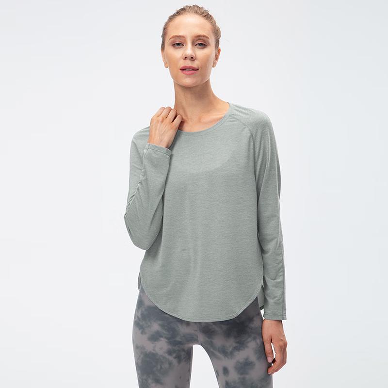 Women's Quick-Dry Loose Fit Long Sleeve Sports T-Shirt