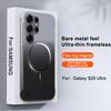 Frameless Magnetic Case For Magsafe Samsung Galaxy S26 S25 Edge S24 S23 S22 Ultra Plus Gradient Color Thin Soft PC Back Cover