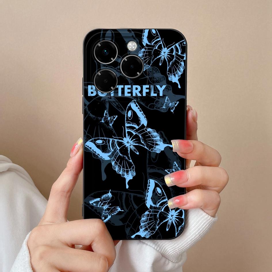 Pouzdro pro Infinix Hot 50 Pro Plus 50i Note 40X Smart 9 Zero 40 4G 5G Měkký kryt Malý květinový vzor Silikon Odolný protiskluzový Pro Infinix Nové pouzdro