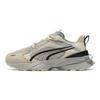Puma Pwrframe Op-1 Fabric Handcraft Comfortable Sports Low-Top Lifestyle Shoes Unisex Sneaker Off-White Gray 383709-01
