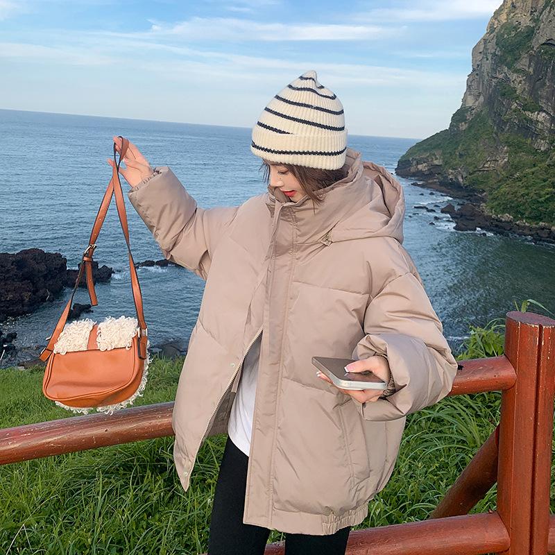 Осенне-зимняя короткая куртка из хлопка — фото 5