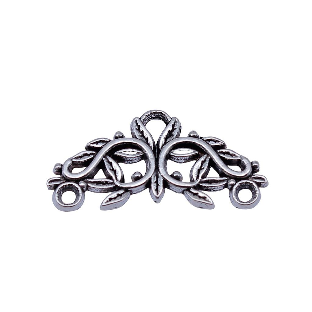 Chinese Pavilion Charm Connectors Character Animal Ethnic Style Findings For DIY Jewelry