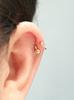 Minimalpiercing 14K Helix Twist Ball Piercing 1.2Mm Thickness