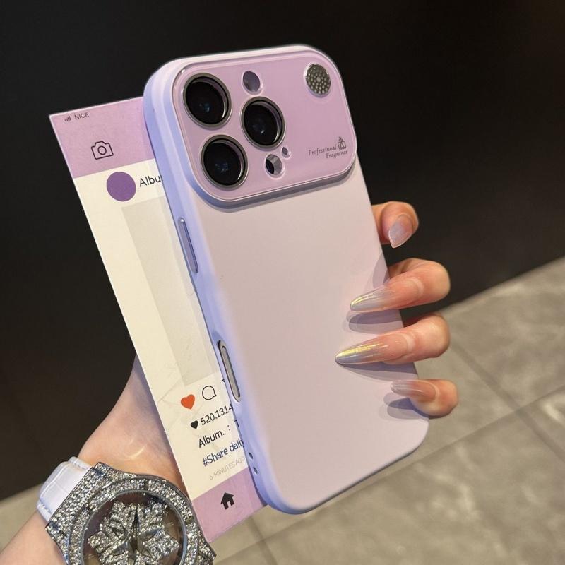 Coque de téléphone souple en silicone liquide avec protection pour objectif et parfum pour 16 15 Plus 14 13 12 Pro Max 11 Housse simple antichoc For iPhone 14 Pro