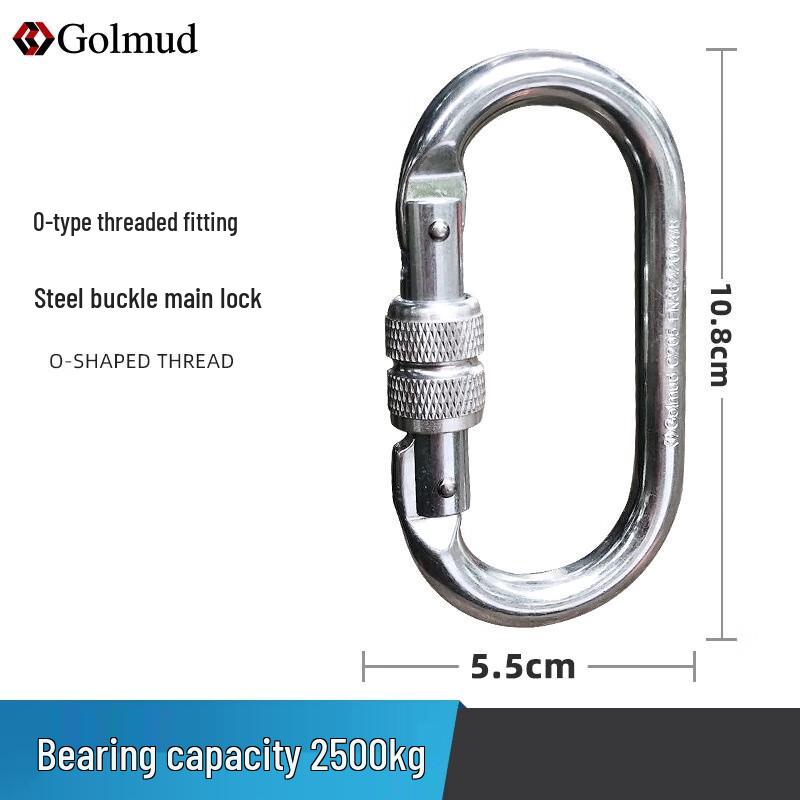 Brangdy Alloy Steel Threaded Locking Carabiner