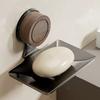 Storage rack with non porous suction cup, soap holder, toilet drain box, bathroom wall mounted soap holder, household soap box