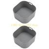 L8RE Silicone Liners Set Oven Safe Cooking Mats Air Fryers Basket Liners for Cooking