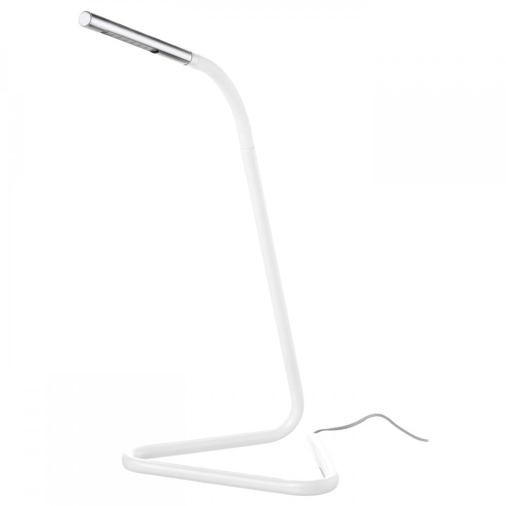 

ИКЕА ХОРТЕ Светодиодный рабочий светильник белый серебристый