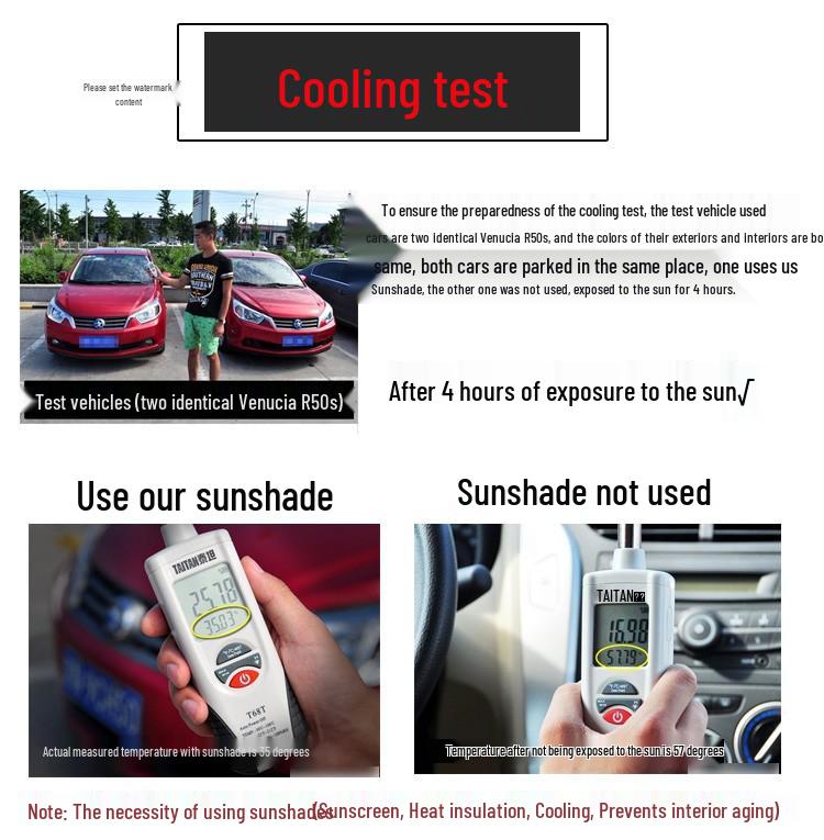 Applicable E3 Car Windshield Sunshade Umbrella - Heat Insulation Sun Visor for Front Windshield