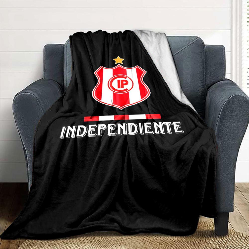 Independiente Petrolero Print Flannel Blanket High Quality Warm Comfortable Cover for All Seasons Perfect for Gifts Home Decor