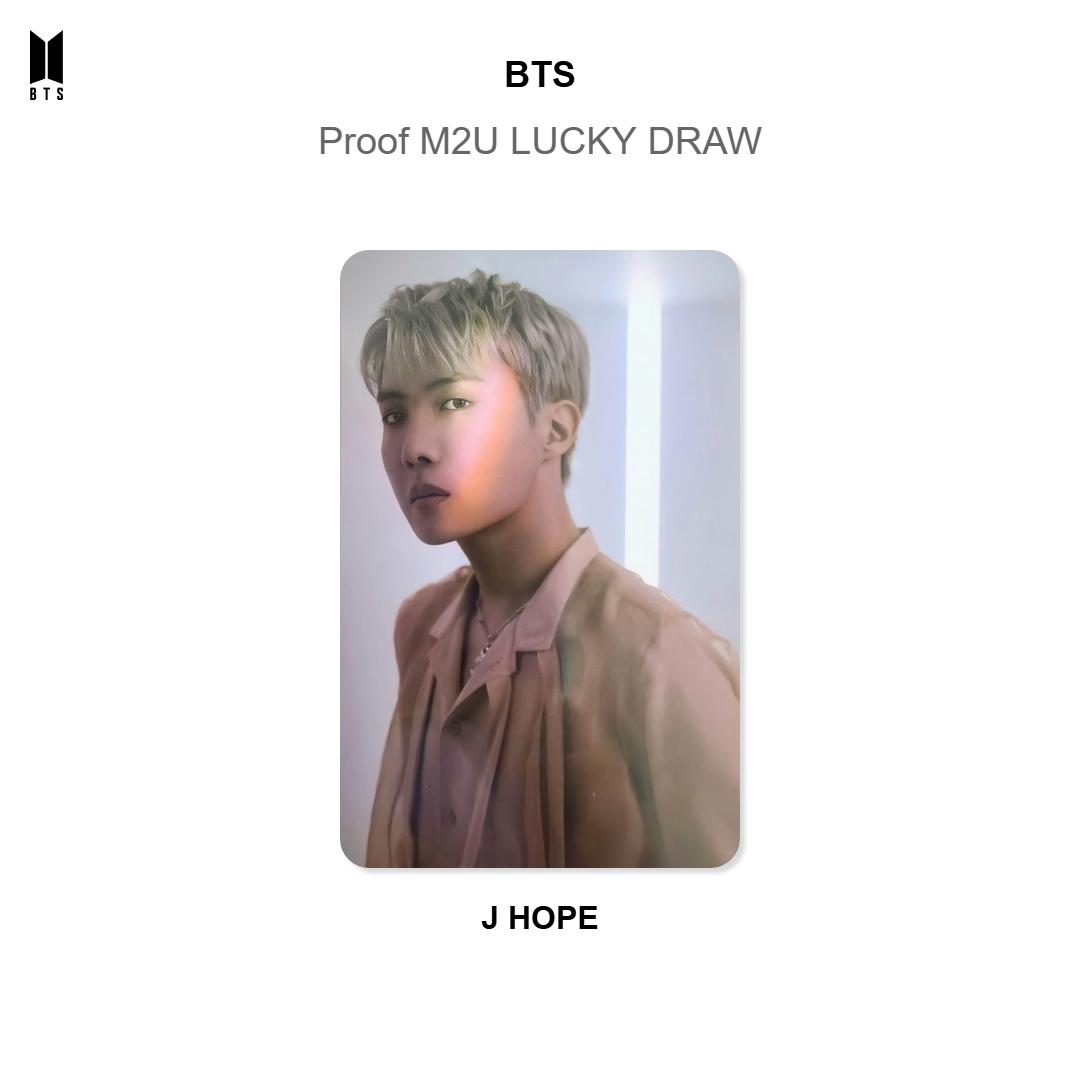 BTS Proof M2U LUCKY DRAW Official Photocard J-Hope