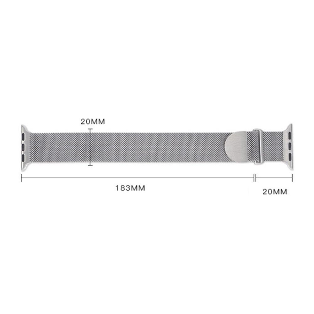 Watch Strap for Apple Watch Series 10 42mm/9 8 7 41mm/SE (2023) SE (2022) SE 6 5 4 40mm/3 2 1 38mm Milanese Magnetic Metal Watchband