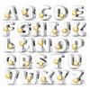 Classic 26 Letters Charm Bead Charms Bead Charms Copper Compatible With Authentic Bracelets Charm Diy for Women Fine Jewellery Bead Gift