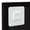 Vidaxl Wall Sconces, 2 Pcs, Black Frame, 100 X 40 Cm, Metal