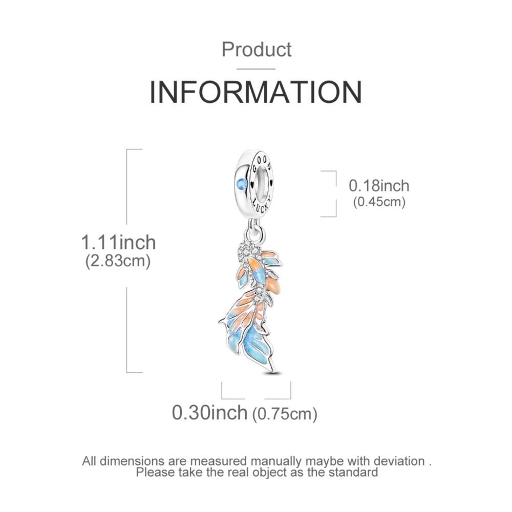 925 Silver Lucky Koi Pendants Charms Beads for Bracelets DIY Jewelry Making Party Decor Fine Gifts Accessories